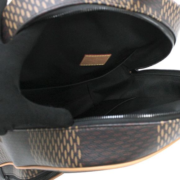 Louis Vuitton Backpack Campus Damier Giant Monogram Brown Black Hardware - Picture 6 of 8